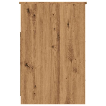 Dulap cu sertar, stejar artizanal, 40x50x76 cm, lemn prelucrat - Img 5