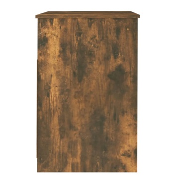 Dulap cu sertar, stejar fumuriu, 40x50x76 cm, lemn prelucrat - Img 6