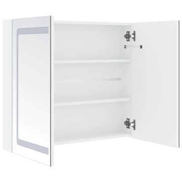 Dulap de baie cu oglindă și LED, 80 x 12,2 x 68 cm - Img 8
