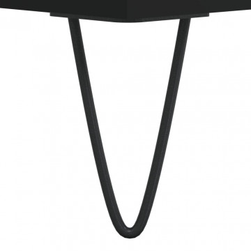 Dulap de baie, negru, 58x33x60 cm, lemn prelucrat - Img 7