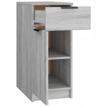 Dulap de birou, gri sonoma, 33,5x50x75 cm, lemn prelucrat - Img 6