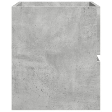 Dulap de chiuvetă, gri beton, 90x38,5x45 cm, lemn prelucrat - Img 8