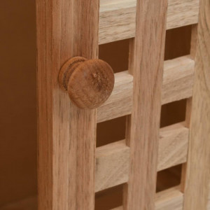 Dulap de chiuvetă, lemn masiv de nuc, 66 x 29 x 61 cm - Img 2