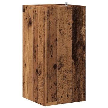 Dulap de colț din lemn vechi 33x33x67 cm din lemn prelucrat - Img 5