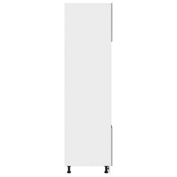 Dulap de cuptor cu microunde, gri beton, 60 x 57 x 207 cm, PAL - Img 5
