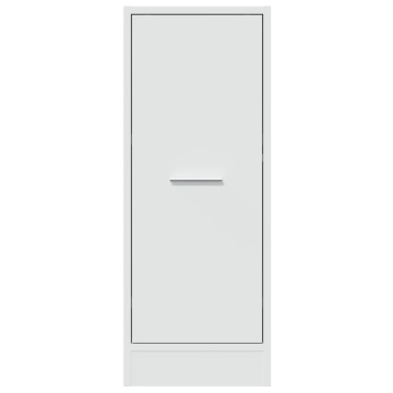 Dulap de farmacie, alb, 30x41x77,5 cm, lemn prelucrat - Img 8