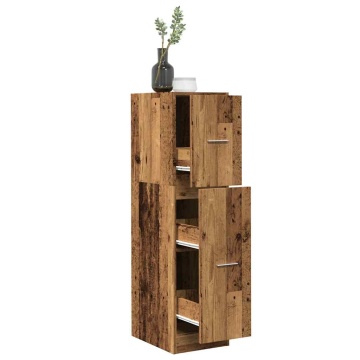 Dulap de farmacie, lemn vechi, 30x41x118 cm, lemn prelucrat - Img 1