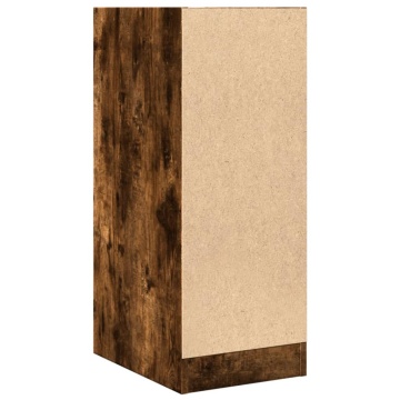 Dulap de farmacie stejar fumuriu, 30x41x77,5 cm, lemn prelucrat - Img 6