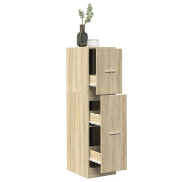 Dulap de farmacie, stejar sonoma, 30x41x118 cm lemn prelucrat - Img 1