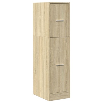 Dulap de farmacie, stejar sonoma, 30x41x118 cm lemn prelucrat - Img 3