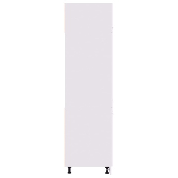 Dulap de frigider, alb, 60x57x207 cm, lemn prelucrat - Img 5