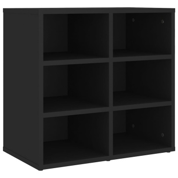 Dulap de pantofi, negru, 52,5x30x50 cm - Img 2