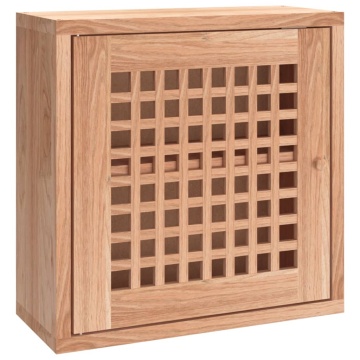 Dulap de perete, 42x18x42 cm, lemn masiv de nuc - Img 2