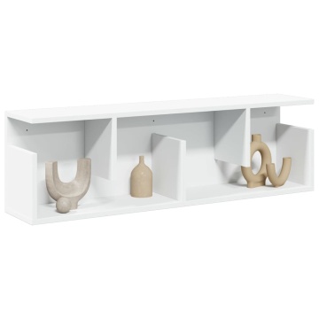 Dulap de perete, alb, 100x20x30 cm, lemn prelucrat - Img 1