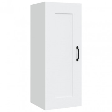 Dulap de perete, alb, 35x34x90 cm, lemn prelucrat - Img 2