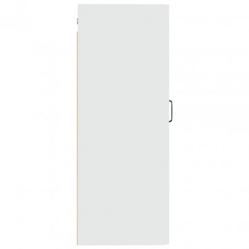 Dulap de perete, alb, 35x34x90 cm, lemn prelucrat - Img 5