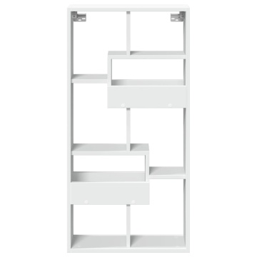 Dulap de perete, alb, 50x15x100 cm, lemn prelucrat - Img 4