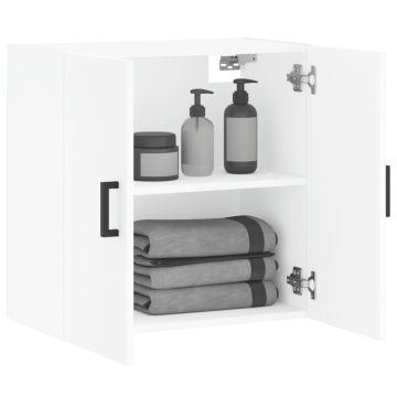 Dulap de perete, alb, 60x31x60 cm, lemn compozit - Img 4