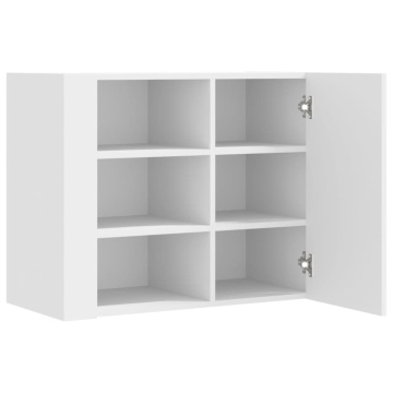 Dulap de perete, alb, 75x35x60 cm, lemn prelucrat - Img 6
