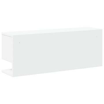 Dulap de perete, alb, 80x20x30 cm, lemn prelucrat - Img 5