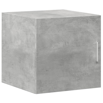 Dulap de perete, gri beton, 40x42,5x40 cm, lemn prelucrat - Img 2