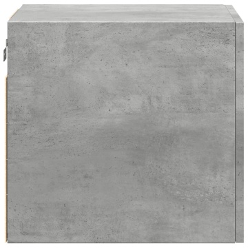 Dulap de perete, gri beton, 40x42,5x40 cm, lemn prelucrat - Img 8