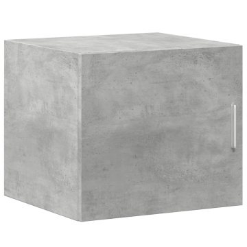 Dulap de perete, gri beton, 45x42,5x40 cm, lemn prelucrat - Img 2