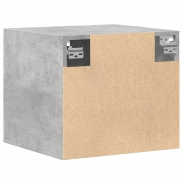 Dulap de perete, gri beton, 45x42,5x40 cm, lemn prelucrat - Img 5