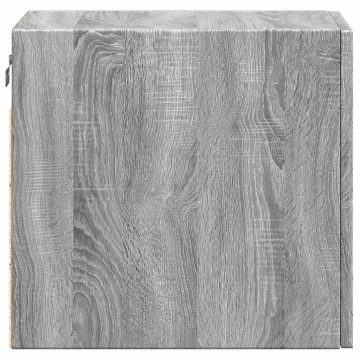 Dulap de perete, gri sonoma, 30x42,5x40 cm, lemn prelucrat - Img 8