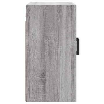 Dulap de perete, gri sonoma, 60x31x60 cm, lemn compozit - Img 6