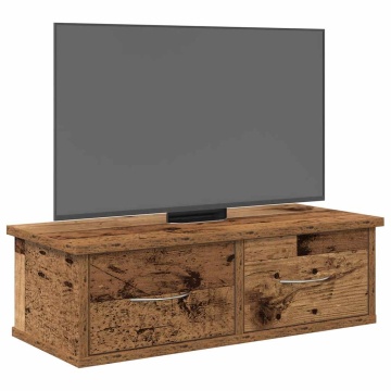 Dulap de perete, lemn învechit, 60x26x18,5 cm, lemn prelucrat - Img 1