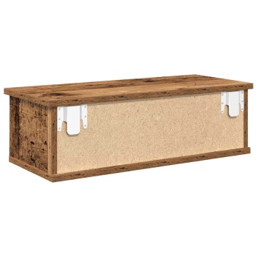 Dulap de perete, lemn învechit, 60x26x18,5 cm, lemn prelucrat - Img 5