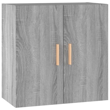 Dulap de perete, sonoma gri, 60x30x60 cm, lemn prelucrat - Img 2