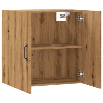 Dulap de perete, stejar artizanal, 60x31x60 cm, lemn prelucrat - Img 8