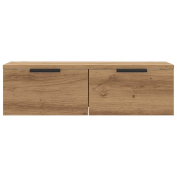 Dulap de perete, stejar artizanal, 68x30x20 cm, lemn prelucrat - Img 4