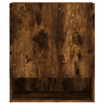 Dulap de perete, stejar fumuriu, 60x31x70 cm, lemn compozit - Img 8