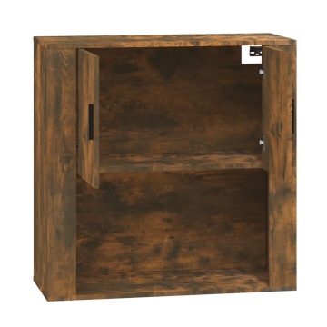 Dulap de perete, stejar fumuriu, 80x33x80 cm, lemn prelucrat - Img 4