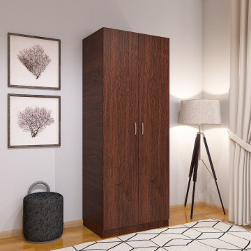 Dulap Depozitare RIO, Culoare Wenge, 175x100x50cm, Material PAL 18mm - Img 3