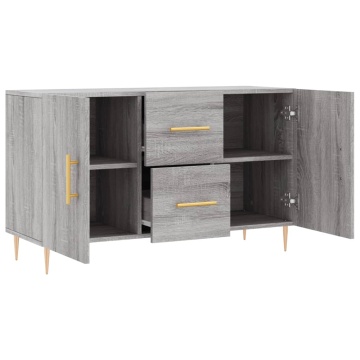 Dulap, gri sonoma, 100x36x60 cm, lemn compozit - Img 8