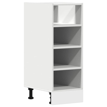 Dulap inferioară alb 30x44,5x81,5 cm lemn prelucrat - Img 2