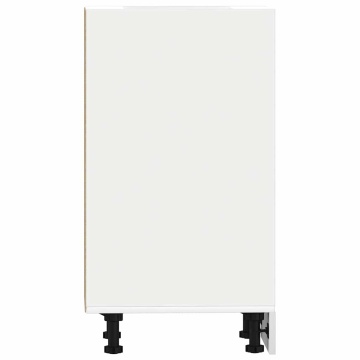 Dulap inferioară alb 30x44,5x81,5 cm lemn prelucrat - Img 8