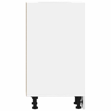 Dulap inferioară alb 40x44,5x81,5 cm lemn prelucrat - Img 8