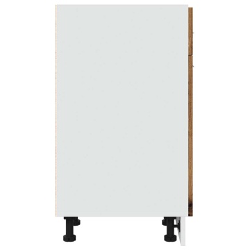 Dulap inferior cu sertar “Lyon” lemn vechi 30x46x81,5cm - Img 8