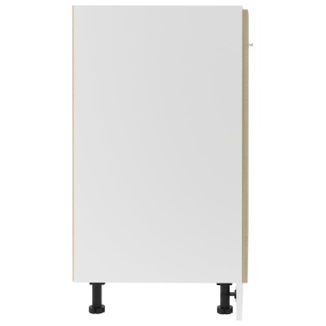 Dulap inferior, stejar sonoma, 60x46x81,5 cm, lemn prelucrat - Img 6