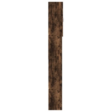Dulap mașină de spălat, stejar fumuriu, 64x25,5x190 cm - Img 7