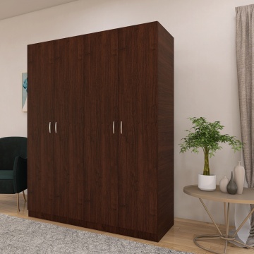 Dulap Milano cu 4 usi, 200x160x40, Culoare Wenge, din Pal de 18 mm - Img 2