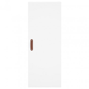 Dulap montat pe perete, alb, 34,5x34x90 cm - Img 5