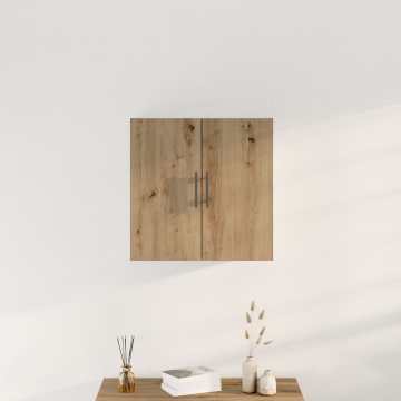 Dulap Montat pe Perete Stejar Artisan 60x31,5x60 cm Lemn Prelucrat - Img 4