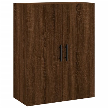 Dulap montat pe perete, stejar maro, 69,5x34x90 cm - Img 2