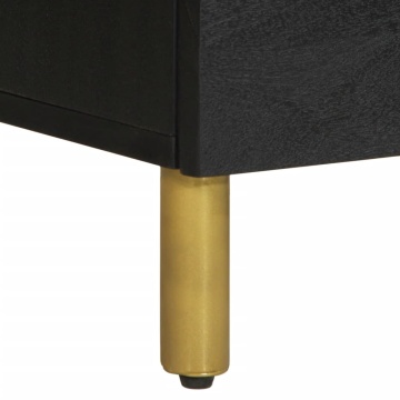 Dulap, negru, 60x33x75 cm, lemn prelucrat - Img 7